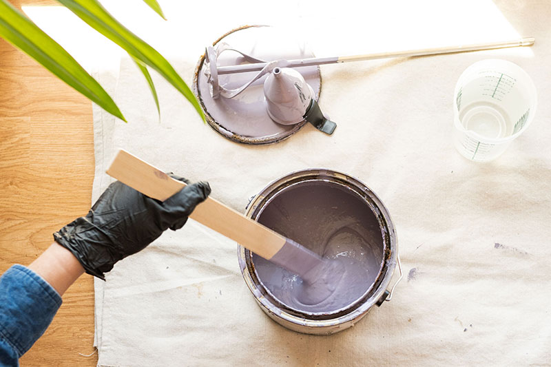 ترکیب رنگ لاتکس با اکریلیک